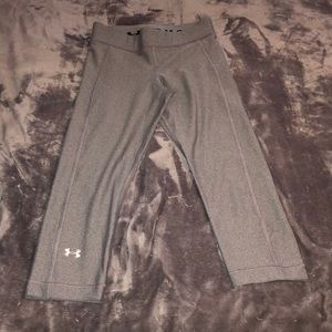 under armor grey cropped leggings